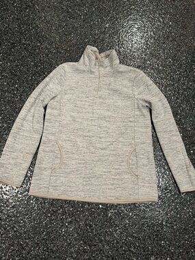Women’s Gray 1/4 Zip Medium Pullover